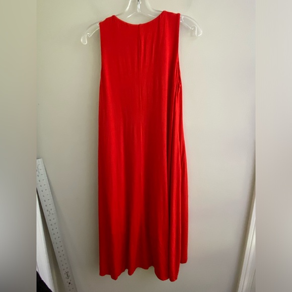 Anthropologie Lia V-Neck Dress NEW size S new with tag red color - Picture 4 of 6